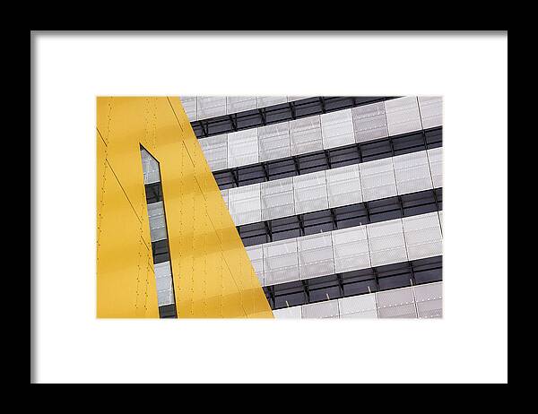 Architecture Framed Print featuring the photograph Continuation by Jacqueline Hammer