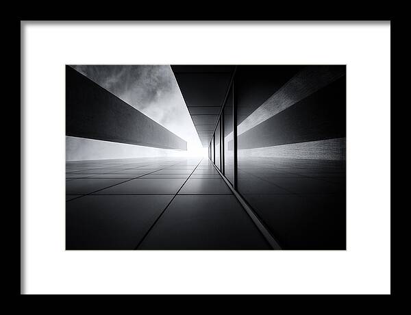 Convergence Framed Print featuring the photograph Convergence by Darko Ivancevic