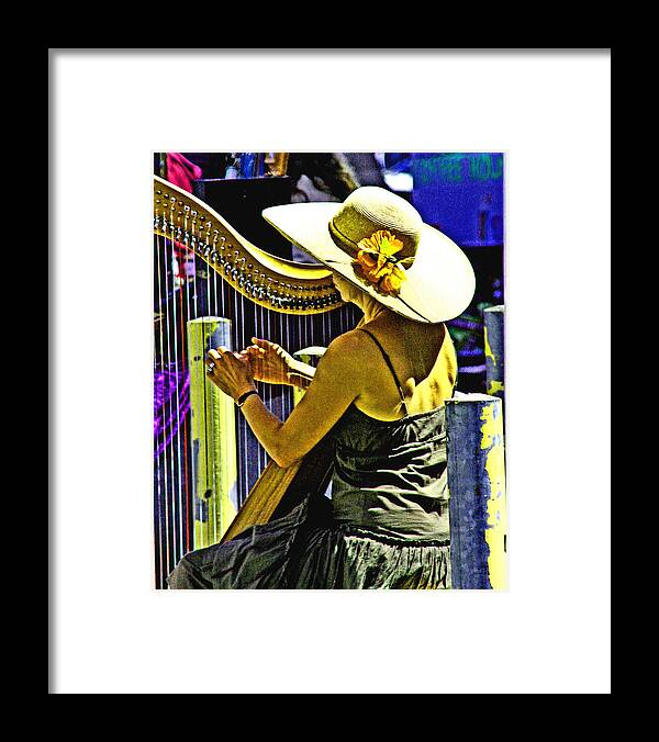 Coos Bay Framed Print featuring the photograph Coos Bay Harp Lady by Joseph Coulombe