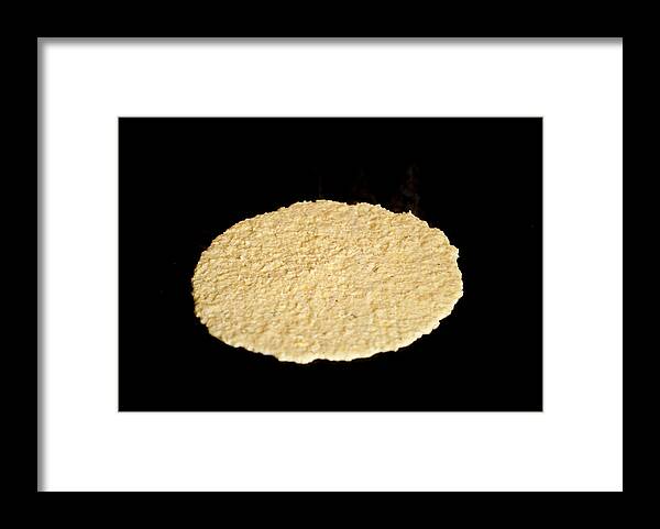 Unhealthy Eating Framed Print featuring the photograph Corn pancake cooking by Fstoplight