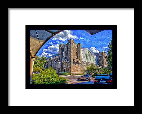Statler Hotel Framed Print featuring the photograph Cornell Old and New by Monroe Payne
