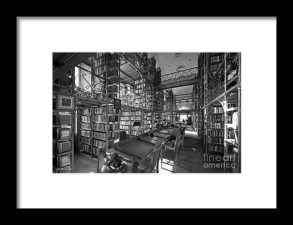 Cornell University Framed Print featuring the photograph Cornell University Uris Library by University Icons