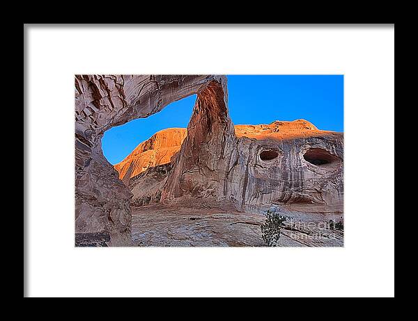 Corona Arch Framed Print featuring the photograph Corona Arch Face by Adam Jewell