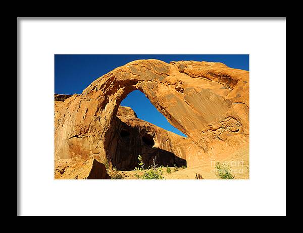 Corona Arch Framed Print featuring the photograph Corona Arch - Utah by Gary Whitton