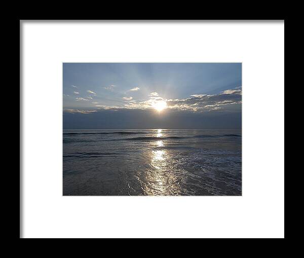Sunrise Framed Print featuring the photograph Cosmic Dance by Sheila Silverstein