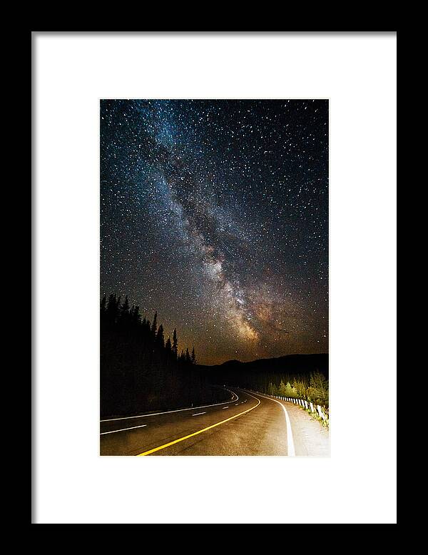 Matt Molloy Framed Print featuring the photograph Cosmic Highway by Matt Molloy