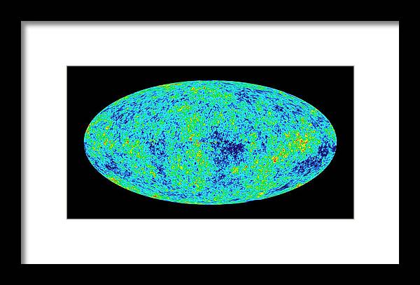Universe Framed Print featuring the photograph Cosmic Microwave Background by Nasa/wmap Science Team/science Photo Library