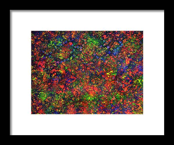 Cosmic  Framed Print featuring the painting Cosmic Prism by P Dwain Morris