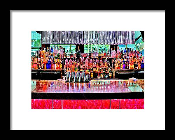 Bar Framed Print featuring the photograph Cosmopolitan by Benjamin Yeager