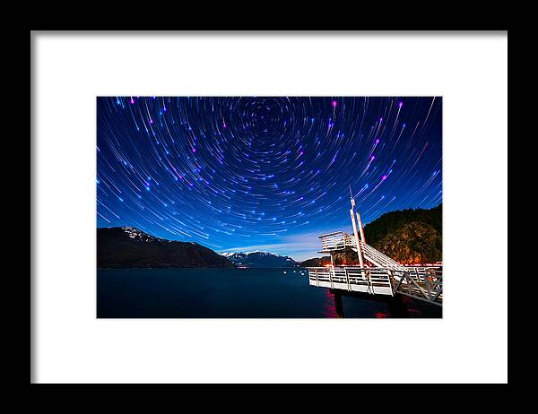 Stars Framed Print featuring the photograph Cosmos by Alexis Birkill