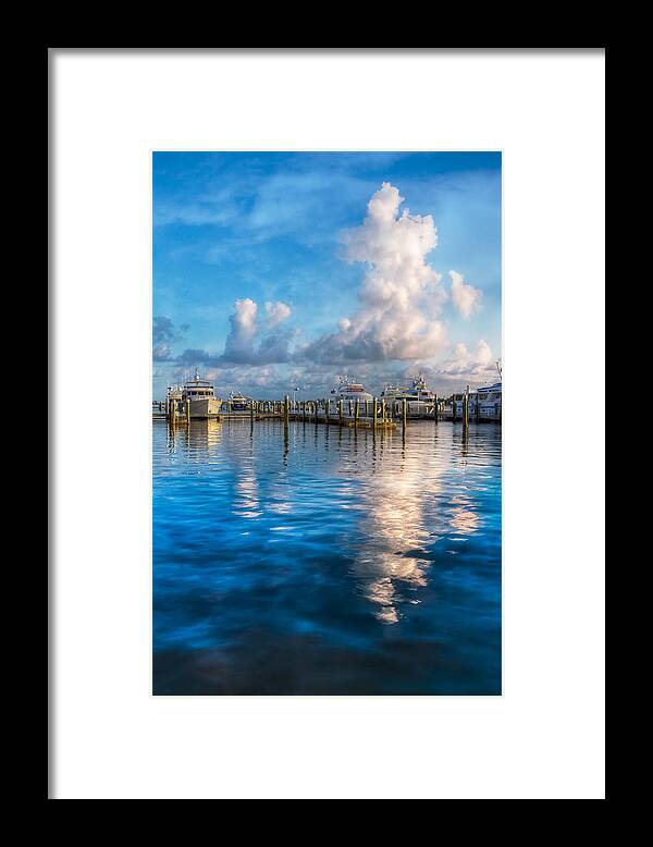 Boats Framed Print featuring the photograph Cotton Candy by Debra and Dave Vanderlaan