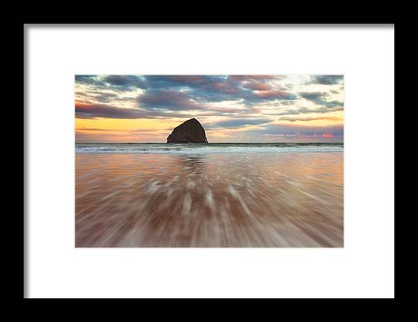 Oregon Framed Print featuring the photograph Cotton Candy Sunrise by Darren White