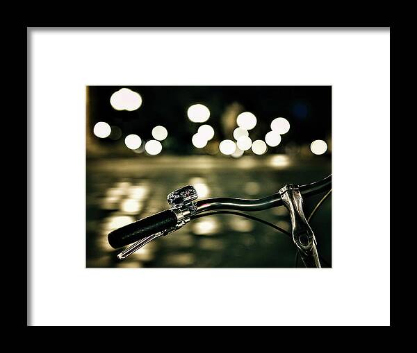 Bike Framed Print featuring the photograph Counterlight by Burghard Nitzschmann