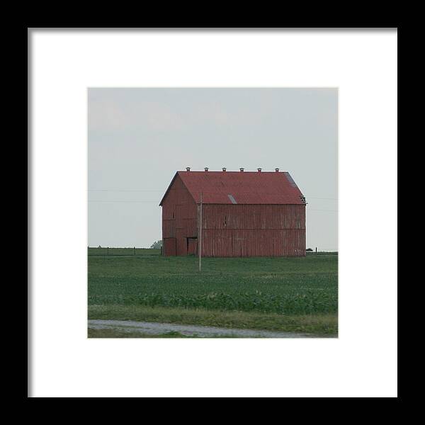 Barn Framed Print featuring the photograph Dilapidated Country Barn by Valerie Collins