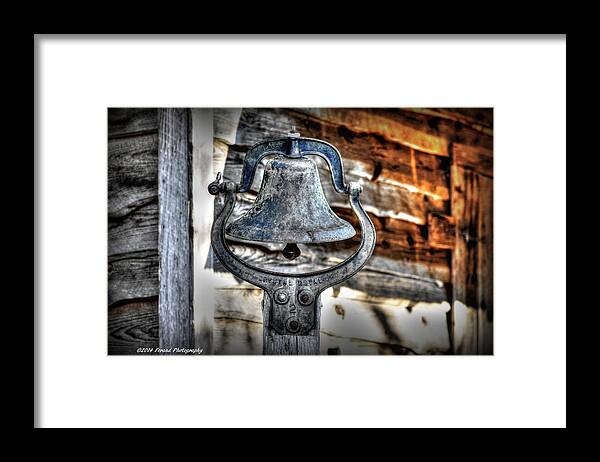 Rural Framed Print featuring the photograph Country Bell by Debra Forand