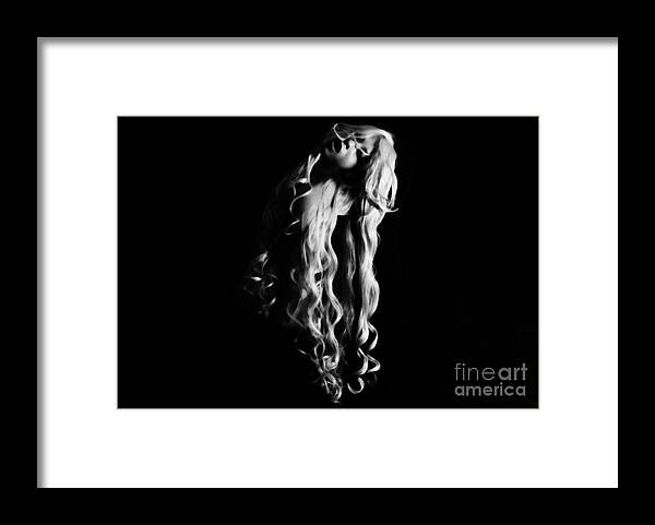 Black Framed Print featuring the photograph Craving by Jessica S