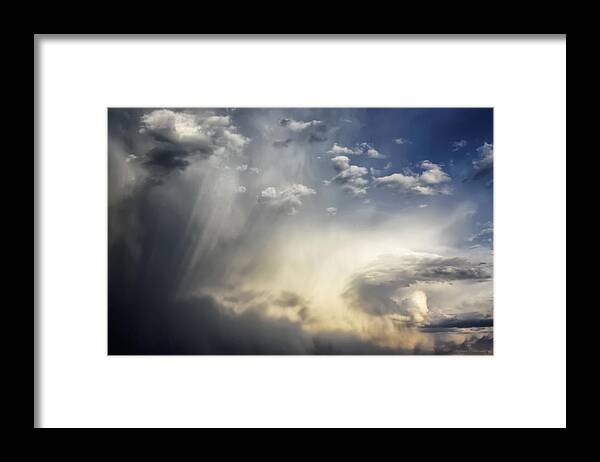 Clouds Framed Print featuring the photograph Crazy Clouds by Steve Sullivan
