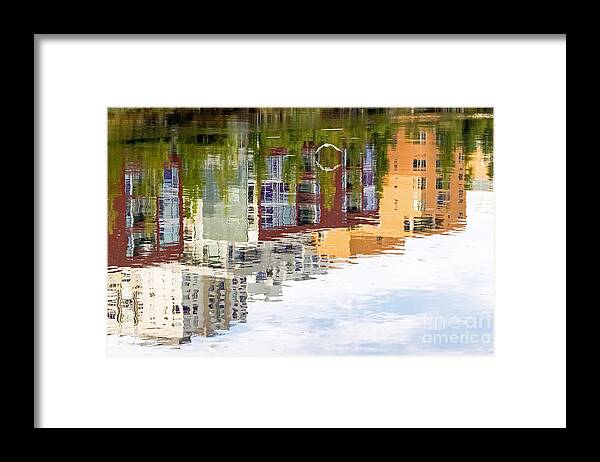Kate Brown Framed Print featuring the photograph Creekside Reflections by Kate Brown