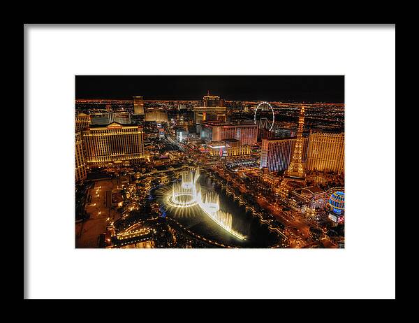 Las Vegas Framed Print featuring the photograph Cresendo by Stephen Campbell