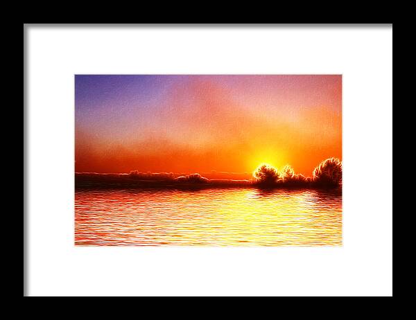 Cromer Framed Print featuring the photograph Cromer Sunrise Fractals by David French