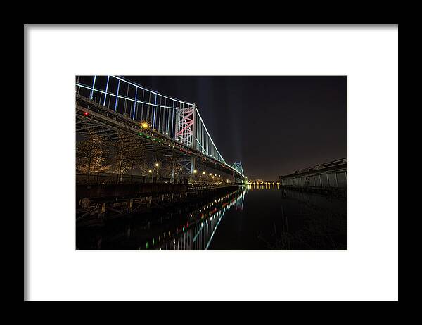 Landscape Framed Print featuring the photograph Crossing over by Rob Dietrich