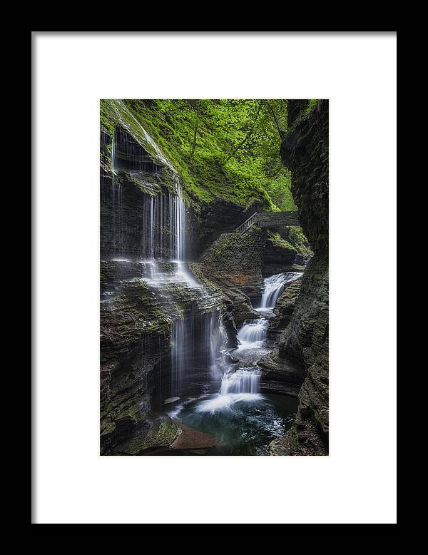 Watkins Glen Framed Print featuring the photograph Crown Jewel by Bill Wakeley