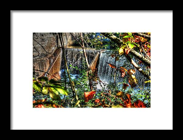 Crystal Lake Falls Framed Print featuring the photograph Crystal Lake Falls by John Nielsen