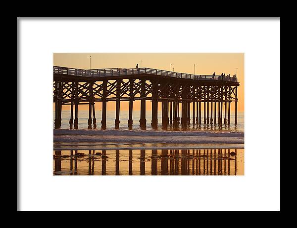 Pier Framed Print featuring the photograph Crystal Pier by Nathan Rupert