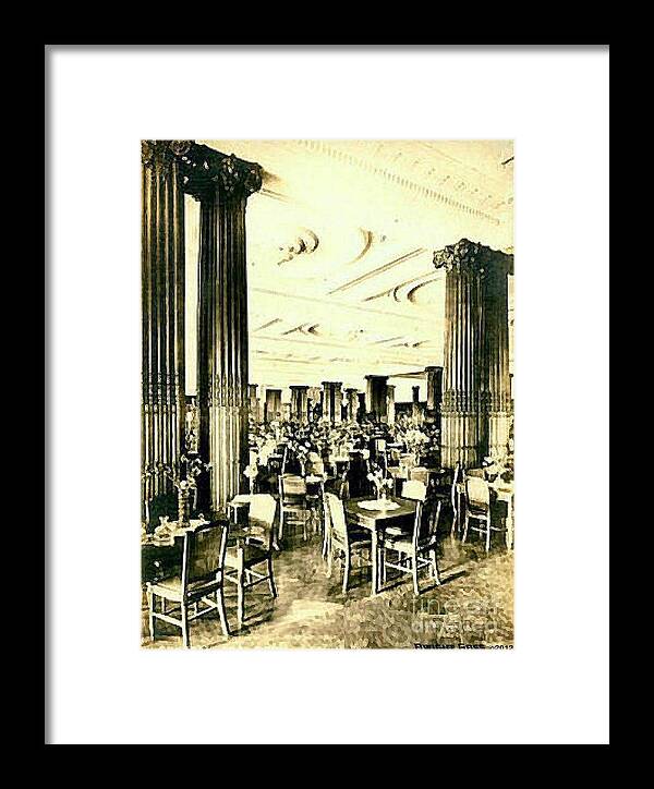 Crystal Tearoom In John Wanamaker S In Philadelphia Pa 1920 Framed Print