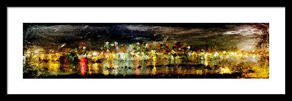 Cubist Framed Print featuring the digital art Cubist Bay by Andrea Barbieri