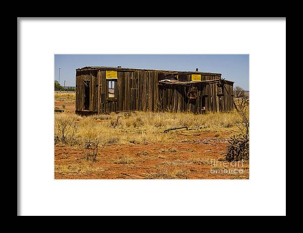 Cuervo Framed Print featuring the photograph Cuervo New Mexico Ghost Town 3 by Deborah Smolinske