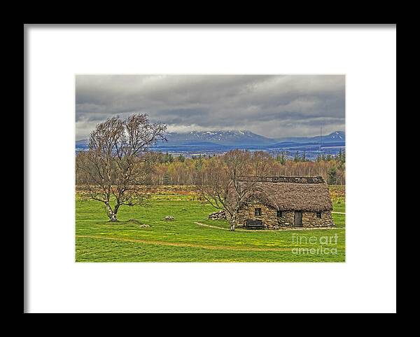 Travel Framed Print featuring the photograph Culloden Moor and Old Leanarch by Elvis Vaughn