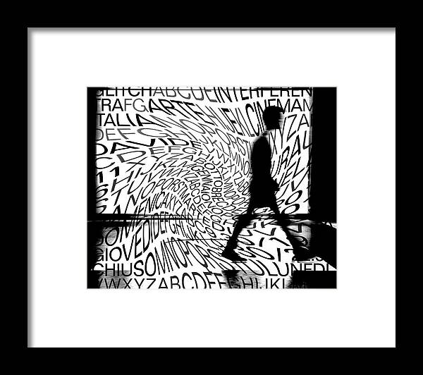 Letters Framed Print featuring the photograph Cultural Dynamism by Giovanni Paolini