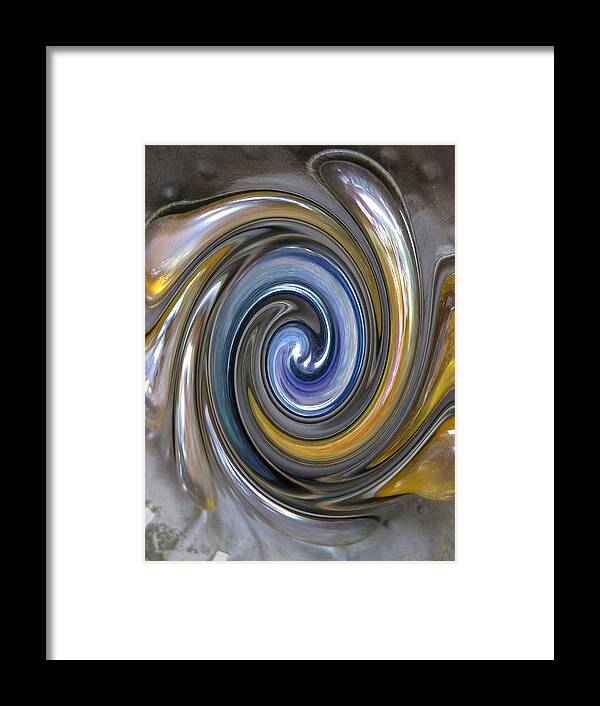 Swirl Framed Print featuring the photograph Curlicue Twirl by Carolyn Jacob