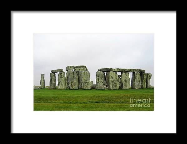 Stonehenge Framed Print featuring the photograph Curvature by Denise Railey
