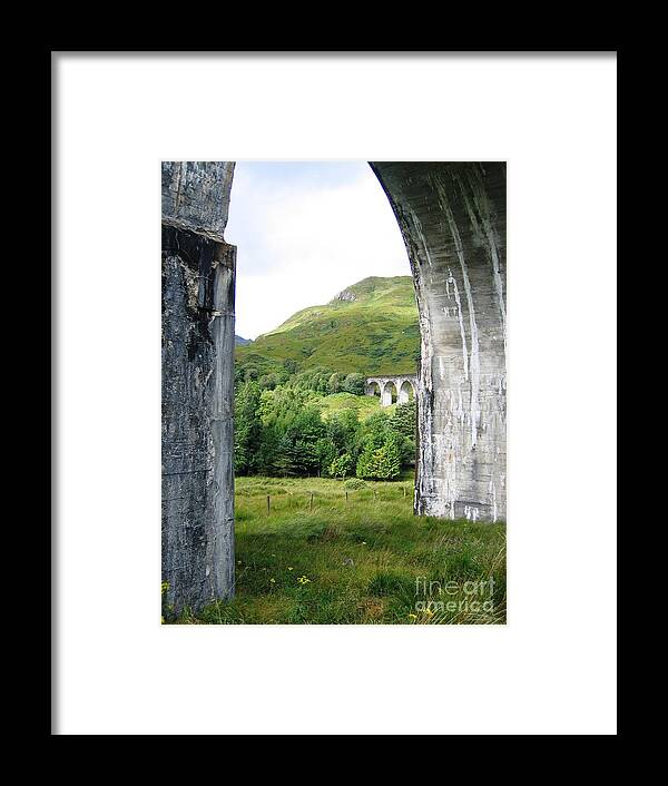 Scottish Highlands Framed Print featuring the photograph Curved by Denise Railey