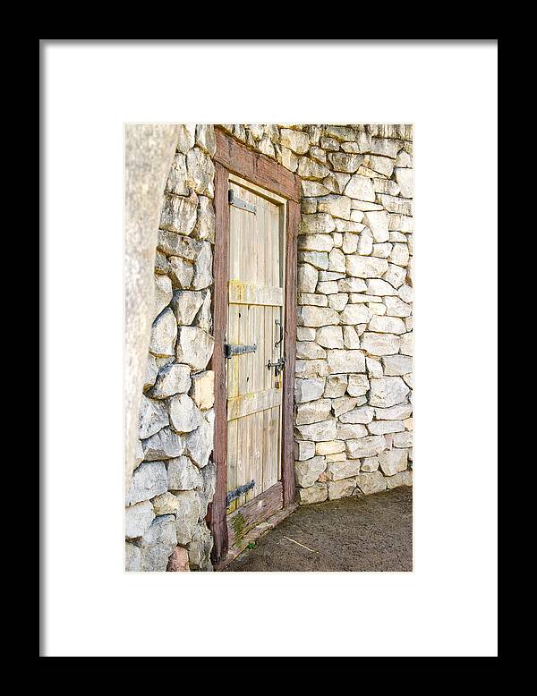 Door Framed Print featuring the photograph Curved Door by Melissa Newcomb