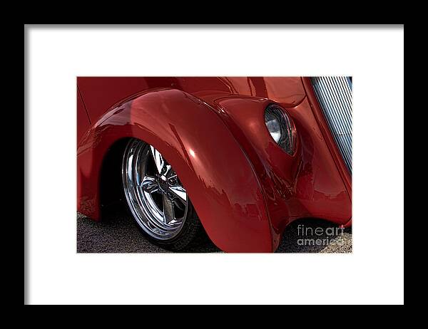Chrome Finish Framed Print featuring the photograph Custom Classic by Lawrence Burry