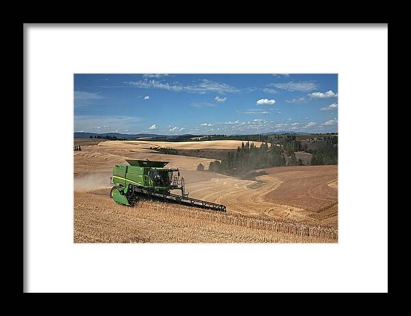 Harvest Framed Print featuring the photograph Cutting in Troy by Doug Davidson