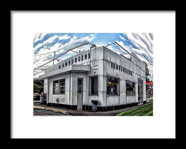 Detroit Framed Print featuring the digital art d1 by Bob Winberry
