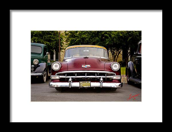 1954 Framed Print featuring the photograph Daily Driver by Charles Fennen