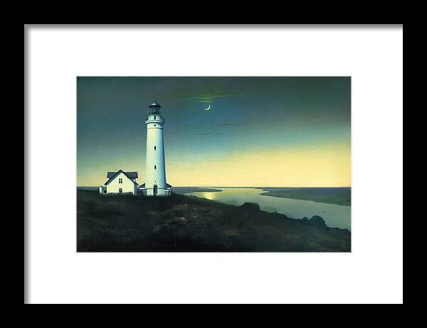 Light House Framed Print featuring the painting Daily Illuminations by Douglas MooreZart