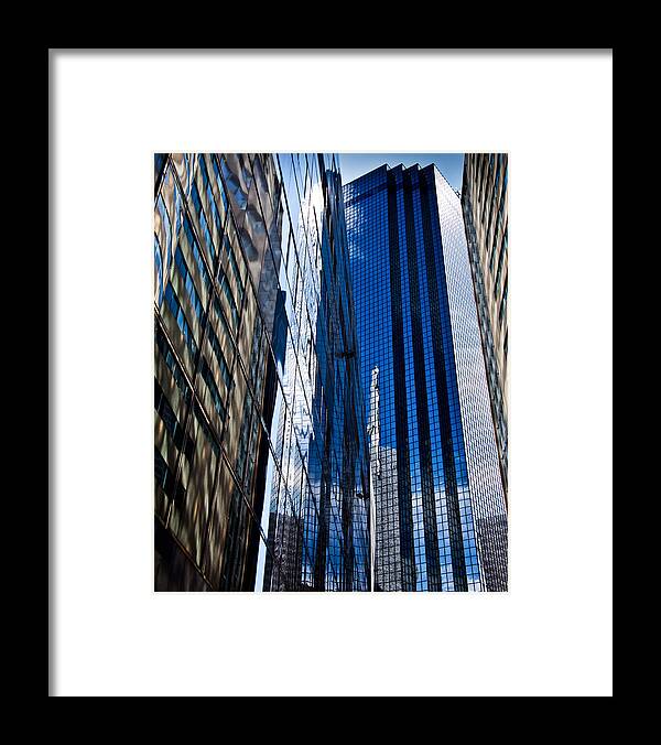 Architecture Framed Print featuring the photograph Dallas Reflections by Mark Alder