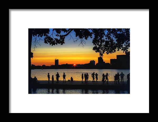 Boston Framed Print featuring the photograph Dance Until the Sun Goes Down by Sylvia J Zarco