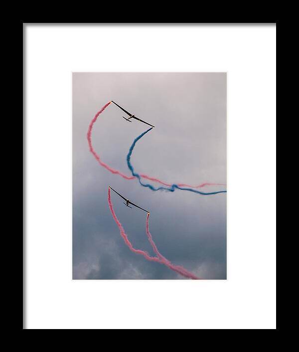 Glider Framed Print featuring the photograph Dancing in the air by Davorin Mance