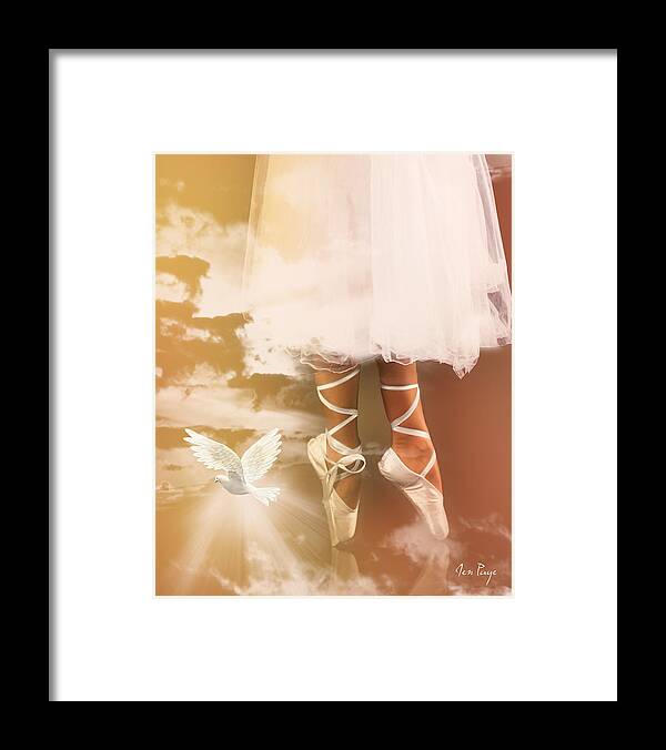 Dancing In The Spirit Framed Print featuring the digital art Dancing in the Spirit by Jennifer Page