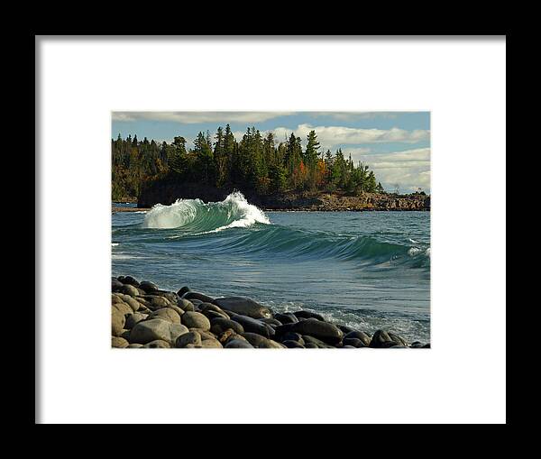 Peterson Nature Photography Framed Print featuring the photograph Dancing Waves by James Peterson