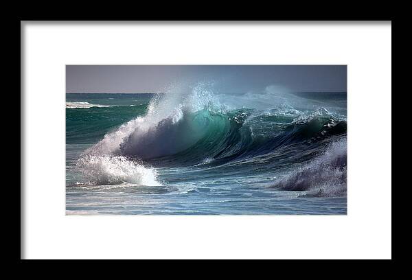 Surf Framed Print featuring the photograph Dangerous Surf by Lori Seaman