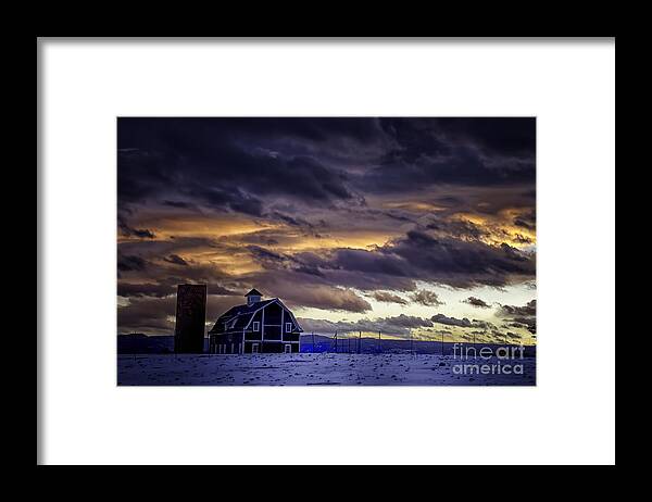 Co. Usa Framed Print featuring the photograph Daniel's Foreboding Sunset by Kristal Kraft