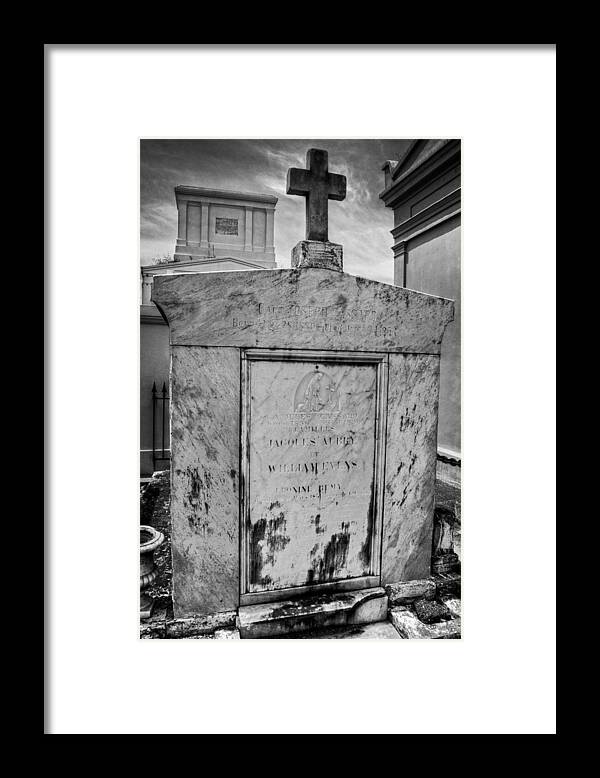 Dark Cross Framed Print featuring the photograph Dark Cross Against Sky by Greg and Chrystal Mimbs